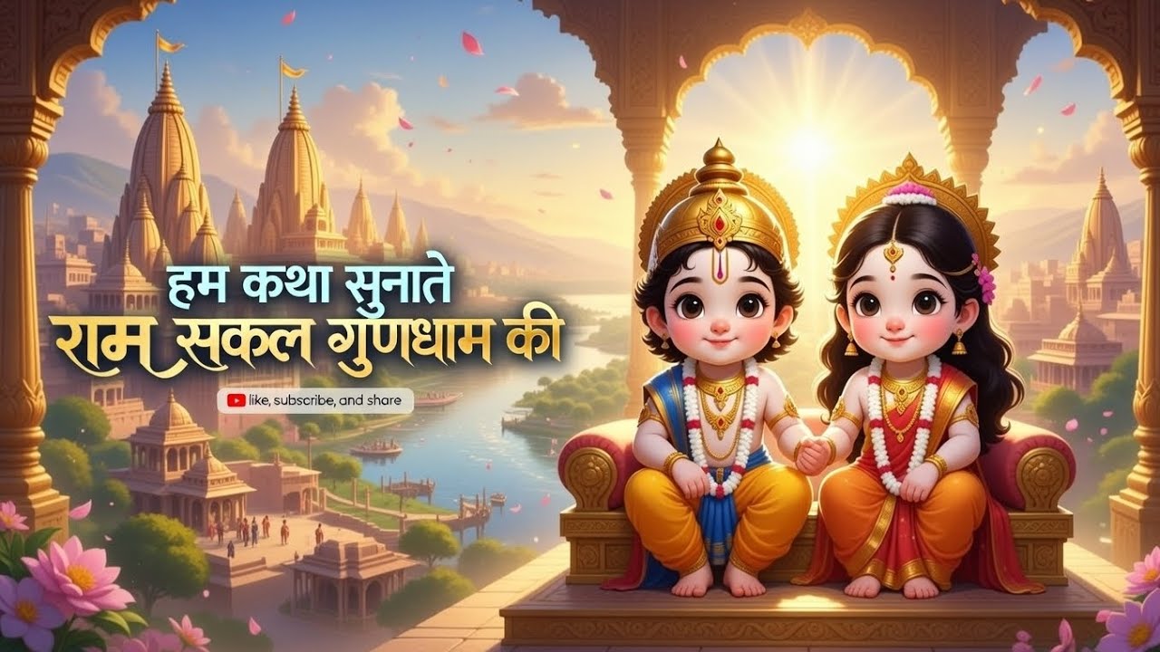  🌺 हम कथा सुनाते राम सकल गुणधाम की 🌺🌼🌸#Ramayan #ShreeRam#theonestudio-123 #trinding 