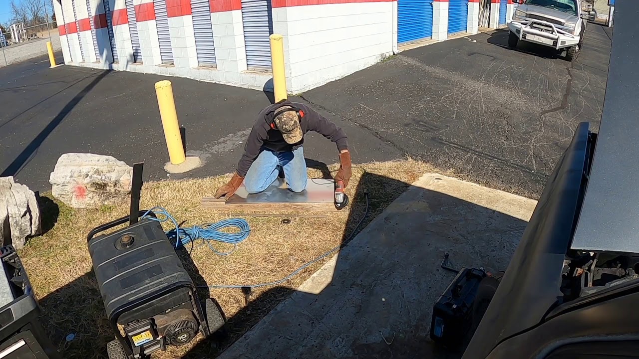 How I made a custom floor pan/firewall for the 1986 Silverado.
