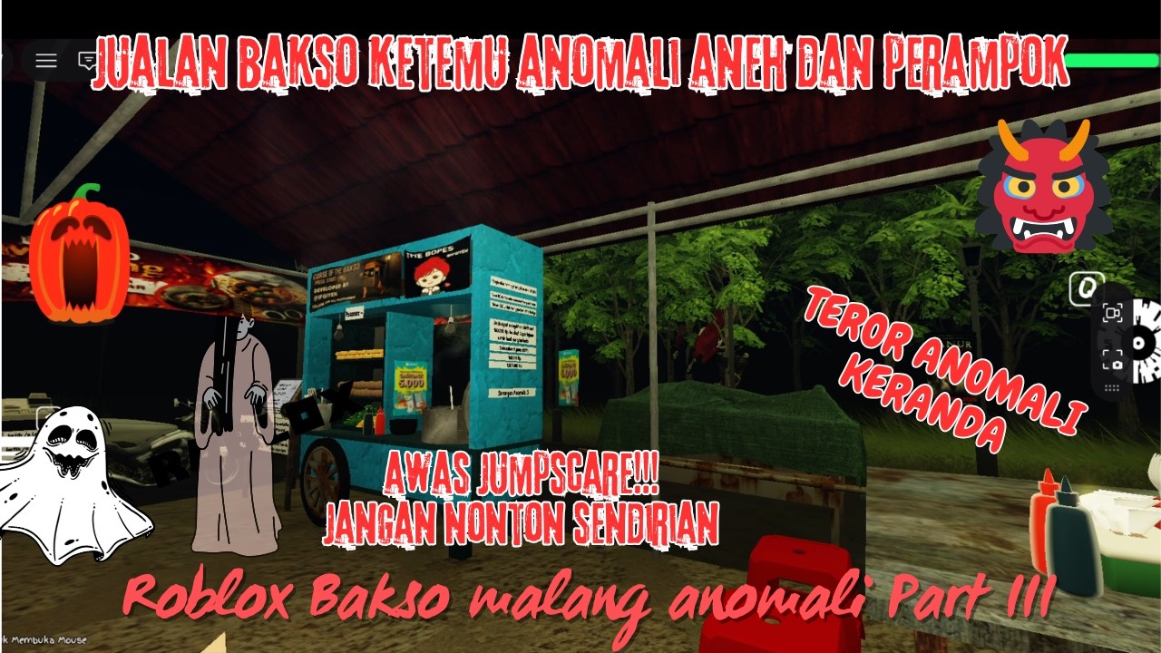 MENEGANGKAN!! KETEMU ANOMALI BARU YANG MENYERAMKAN  | GAMPLAY ROBLOX ANOMALI BAKSO MALANG