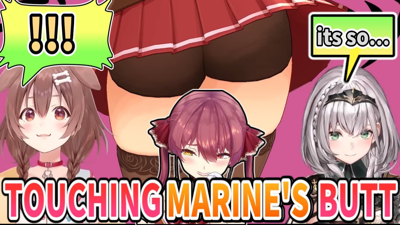 Korone and Noel Touches Marine’s Butt [ENG SUB] Hololive Houshou Marine