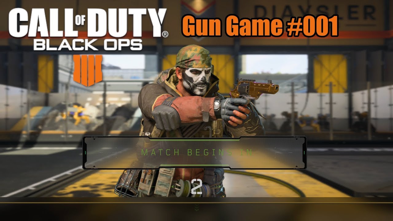 Call of Duty: Black Ops 4 - Gun Game 4K Gameplay #001