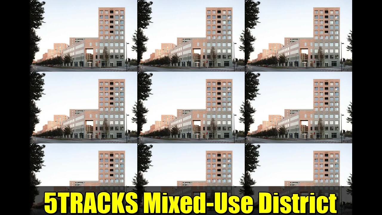 5TRACKS Mixed Use District   Innovative Urban Design by Shift Architecture & Powerhouse Company
