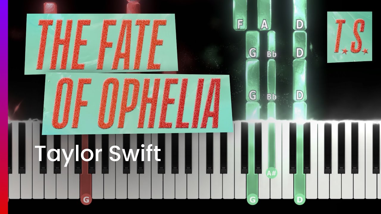 The Fate of Ophelia – Taylor Swift | Piano Tutorial