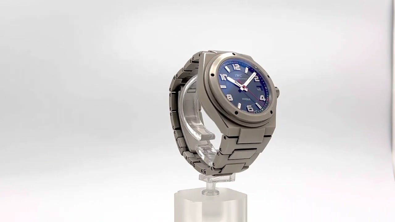 Pre-owned IWC Ingenieur AMG IW3227 360 view.