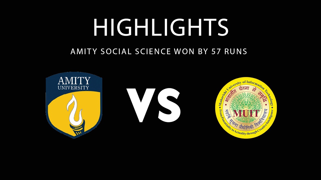 MPL-Highlights  | Amity University v MUIT Noida | Amity won by 57 runs