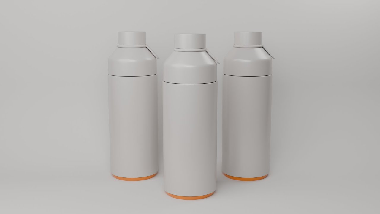 Create a Simple Product Bottle in Blender | From Reference