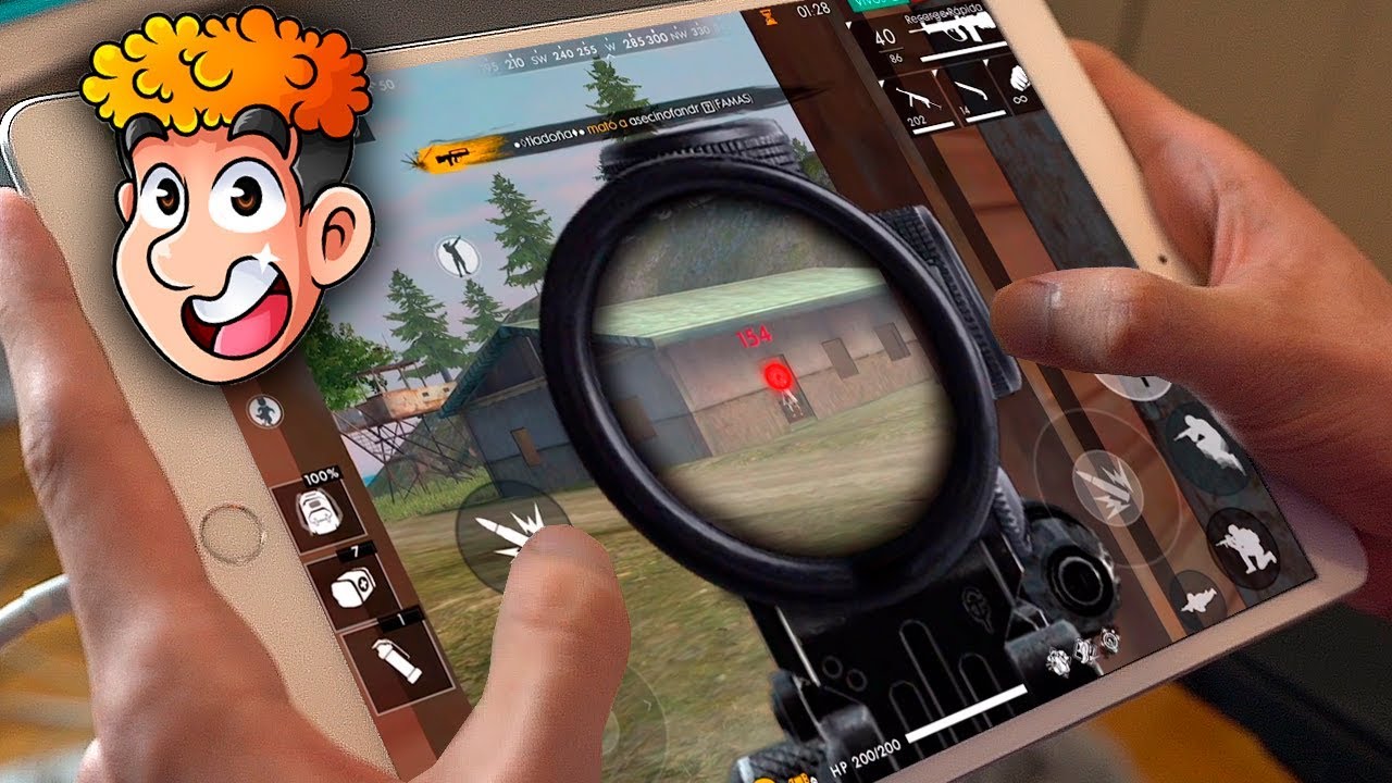 ASI ES COMO JUEGO FREE FIRE EN TABLET *espectacular* | TheDonato