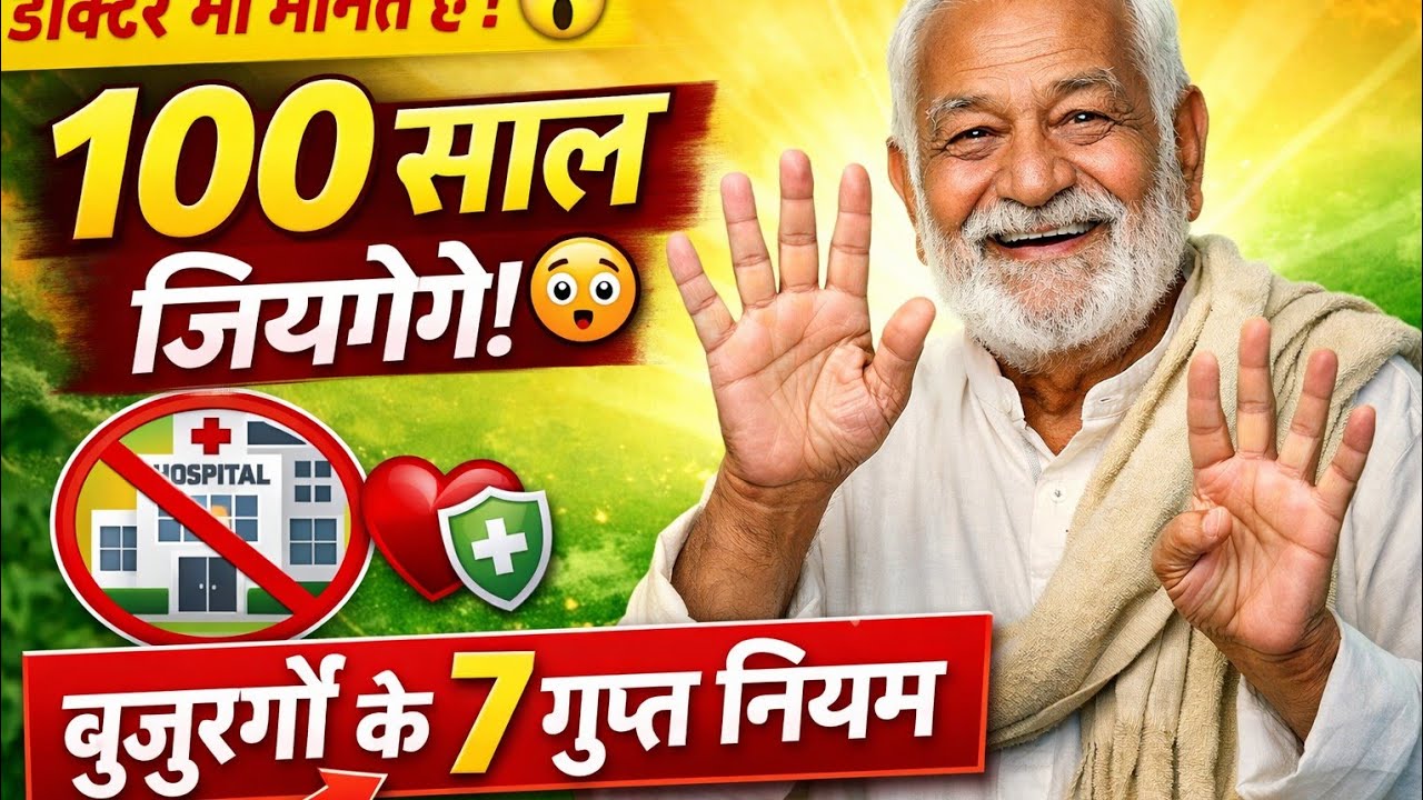 Bujurgo ke swasth niyam || 100 saal jeene ka tarika || Desi health tips hindi
