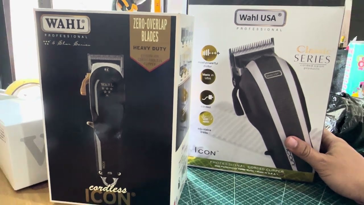 Wahl icon Cordless bundling Wahl icon Corded