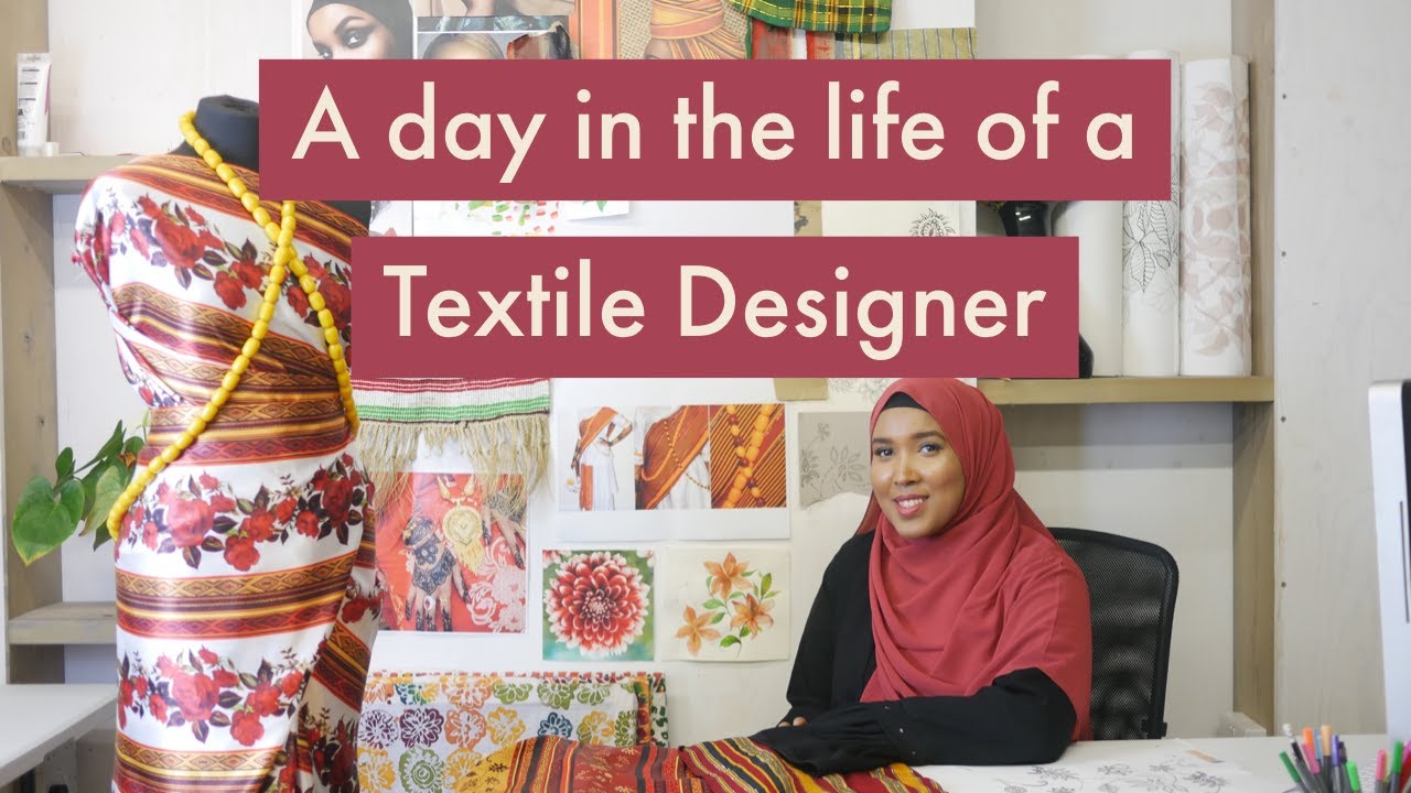 A DAY IN THE LIFE OF A TEXTILE DESIGNER | HafzaStudio