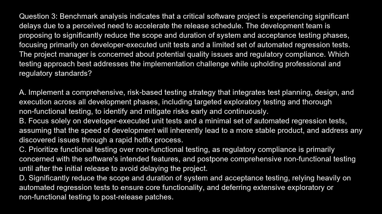 ISTQB Certified Tester Expert Level   Test Analyst Free Practice Test And Answers Updated