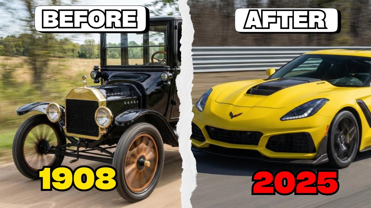 Evolution of American Cars (1908–2025) | 100 Years of Legends