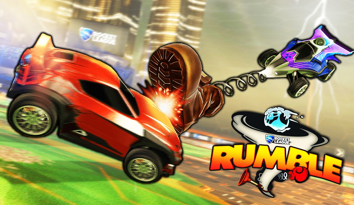 НОВЫЙ РЕЖИМ С ОГРОМНЫМИ САПОГАМИ И СИЛЬНЫМ ТОРНАДО В ROCKET LEAGUE ( RUMBLE )