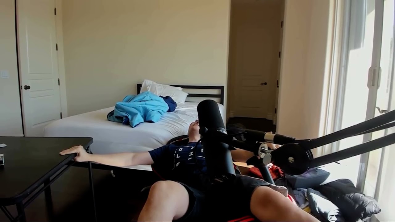 Disguised Toast falling out of his new chair
