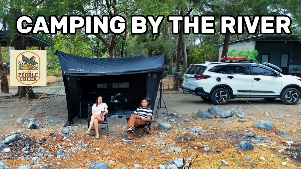 VALENTINE’S CAMPING BY THE RIVER | CAMP PEBBLE CREEK + MINI RICE TERRACES