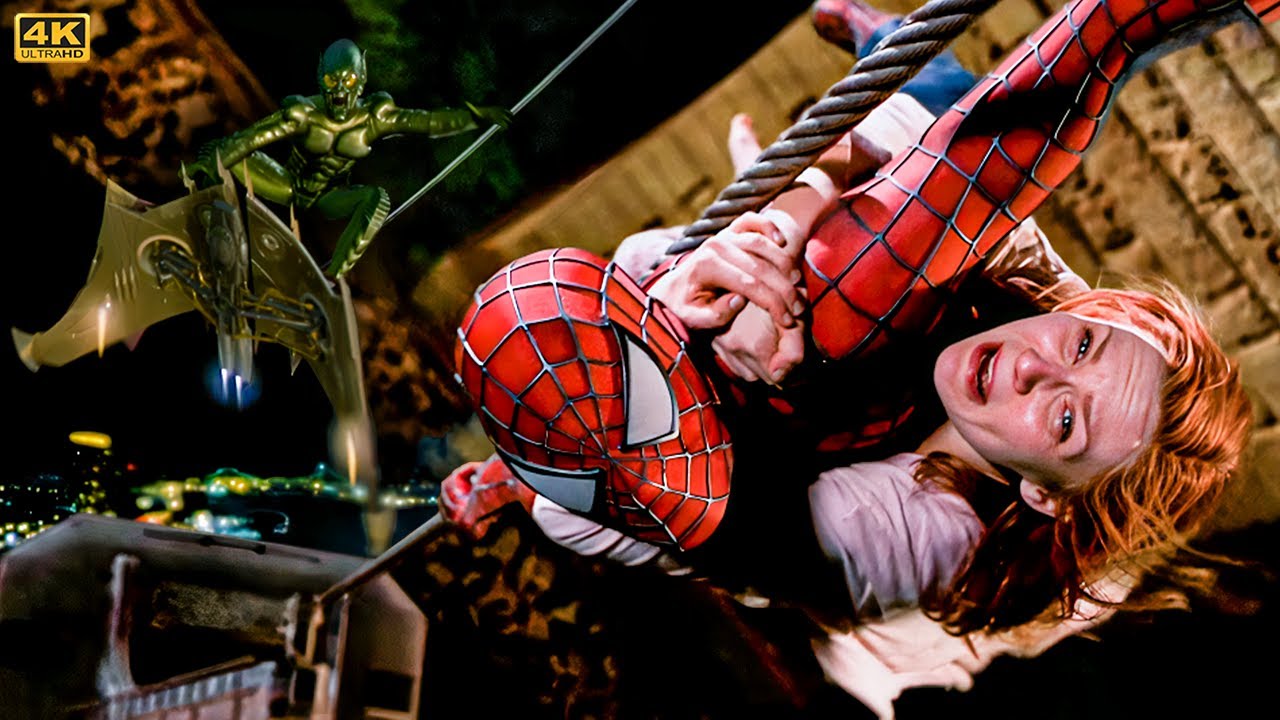 Spiderman & Green Goblin Best Fight Scene | Spider Man Movie in Hindi | Hollywood Blockbuster Movie