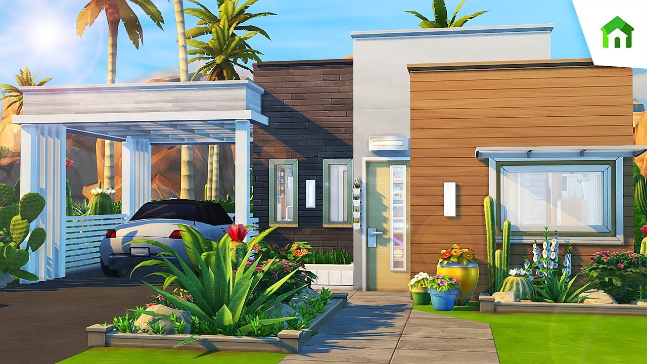 SINGLE MOM MICRO HOME 💗 | The Sims 4: Tiny Living | Speed Build