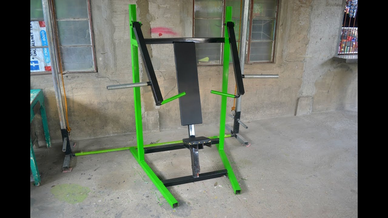 How to Make Homemade Incline Chest Press Machine - Best Gym Ideas