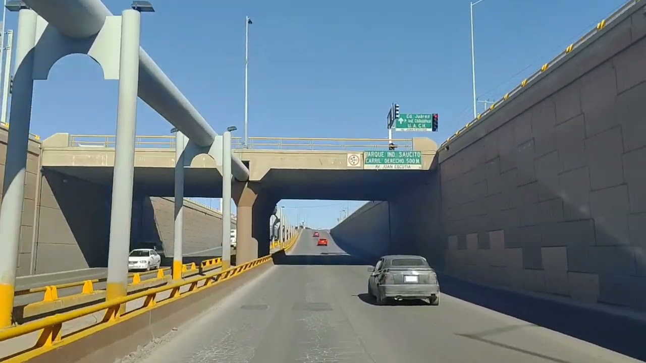 un paseo por la CD. de Chihuahua, periférico de la juventud de sur a norte.