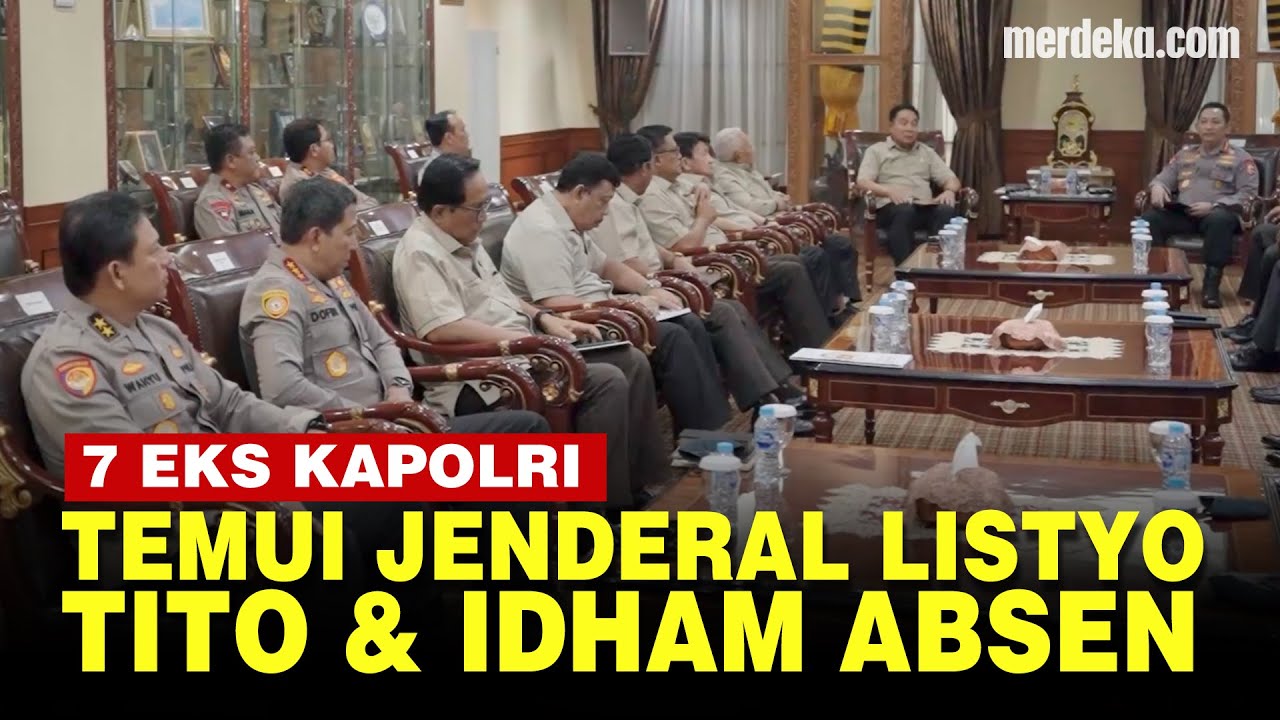 Jenderal Listyo Bertemu Tujuh Mantan Kapolri, Tito Karnavian dan Idham Azis Absen