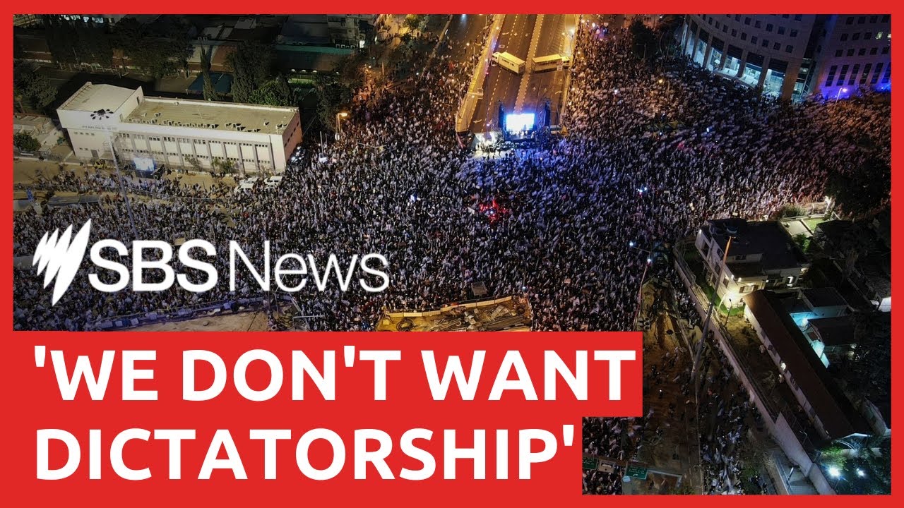 'Making Israel go to full dictatorship': protests ramp up against judicial reforms | SBS News