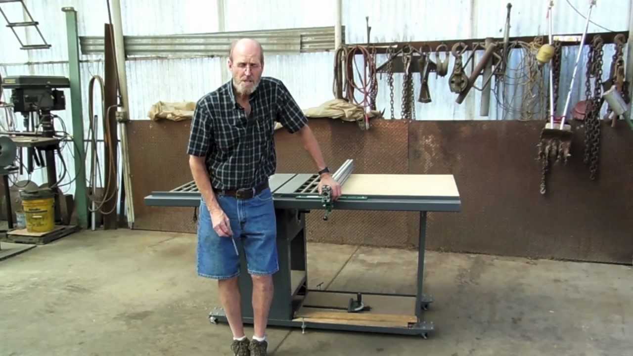 1 of 5: How To Make Your Own Table Saw Fence Guide Rails & The VerySuperCool T-Square Fence