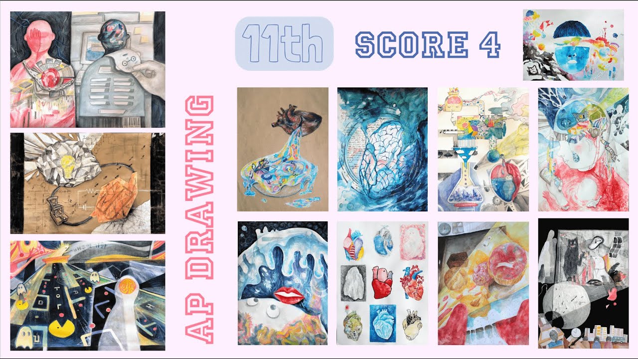 [11th grade] AP Studio Art Drawing Portfolio (Score 4)