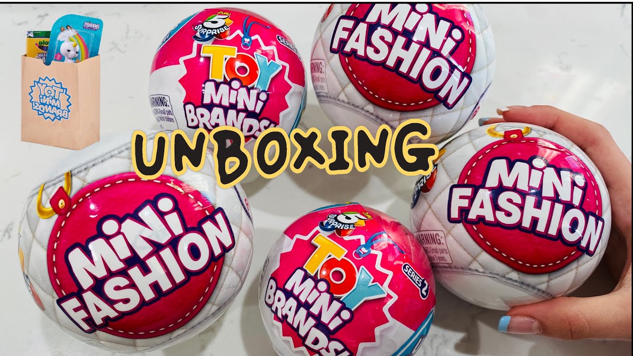 Mini Fashion Mini Brands plus Mini Brands Toy’s Unboxing