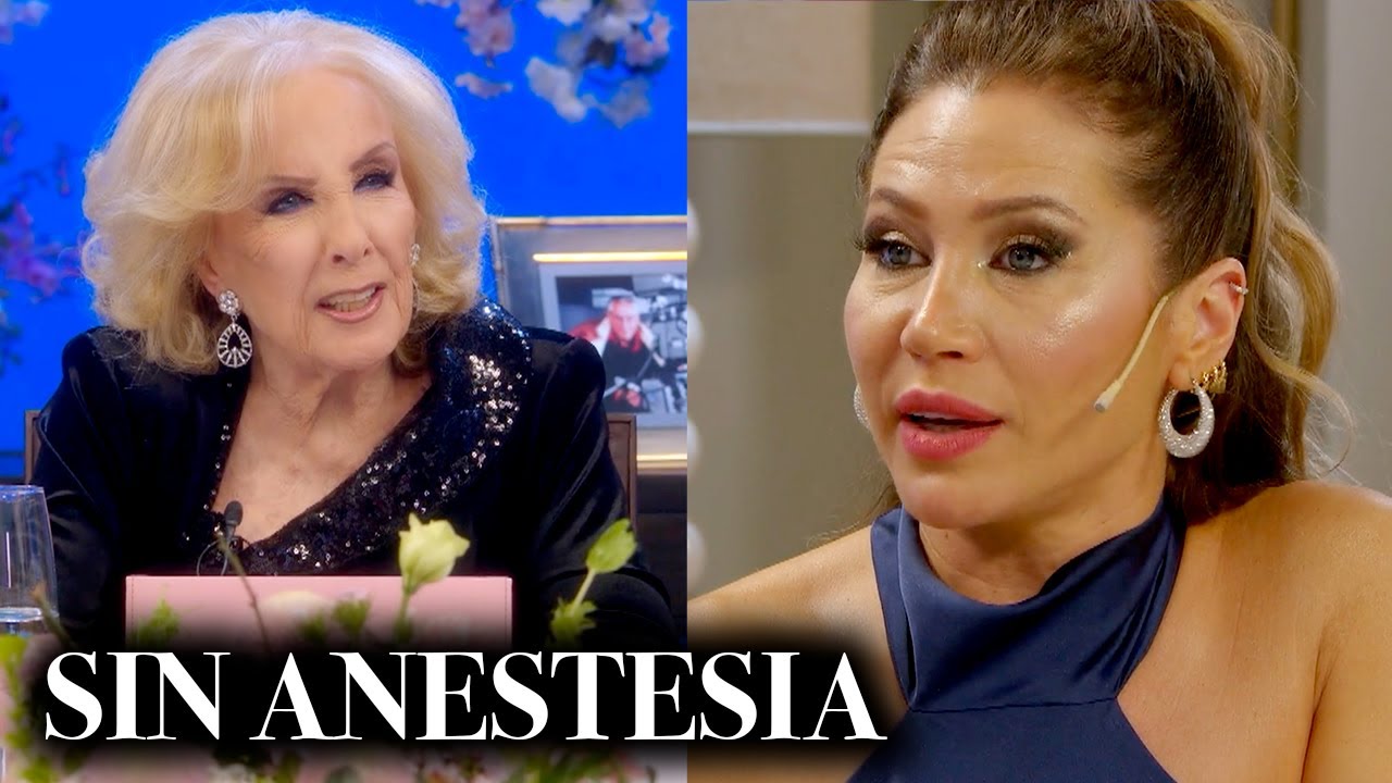 Mirtha Legrand puso nerviosa a Adabel Guerrero con una pregunta sobre la trata: "¿Te llevaron?"