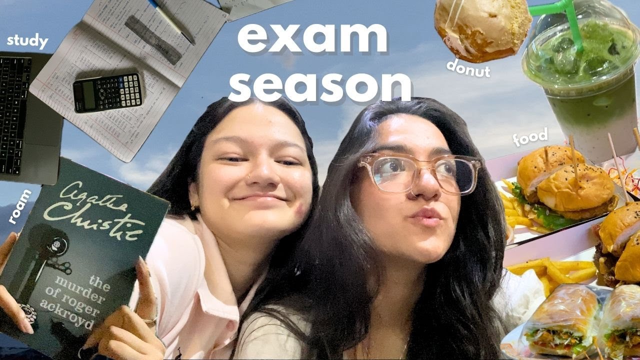 student diaries | board exam season, roaming & eating with sis