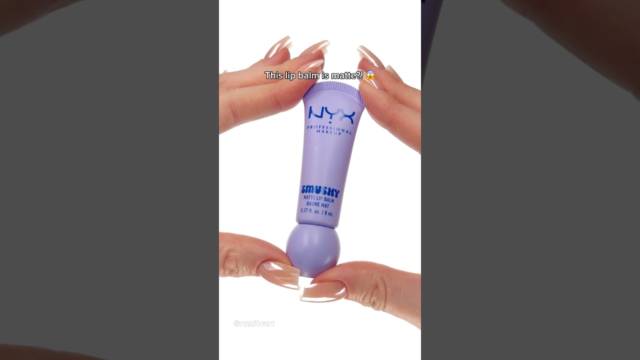 Matte lip balm? 🤨 #lipbalm #matte #makeup #newmakeup #viralmakeup #nyxcosmetics #makeupfinds #fyp