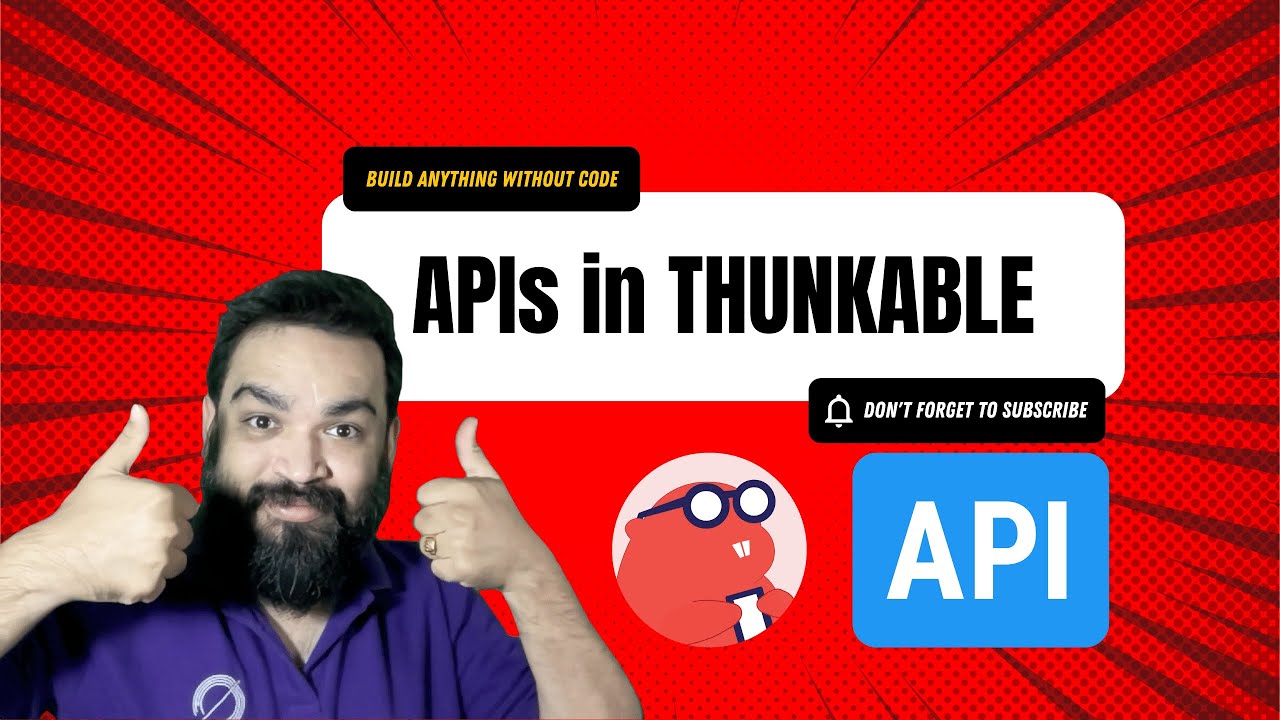 Build an App using Thunkable + REST API | No Code Tutorial