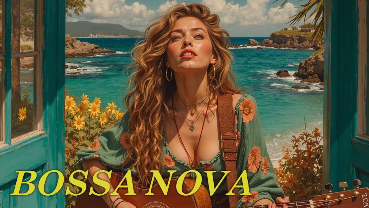 Smooth Bossa Nova Covers • Popular Hits with Tropical Acoustic Vibes by the Ocean Shore ✨