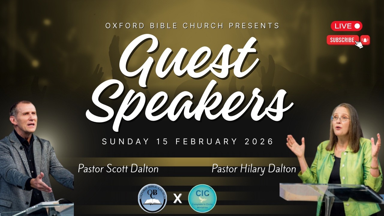 🔴 LIVE | 11AM: Sunday 15th February 2026 - Guest Speakers: Scott & Hilary Dalton