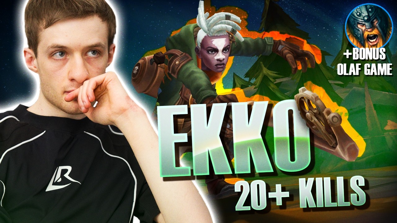 THANKS FOR THE BUFFS 😅 HOB EKKO MID + BONUS OLAF MID GAME!