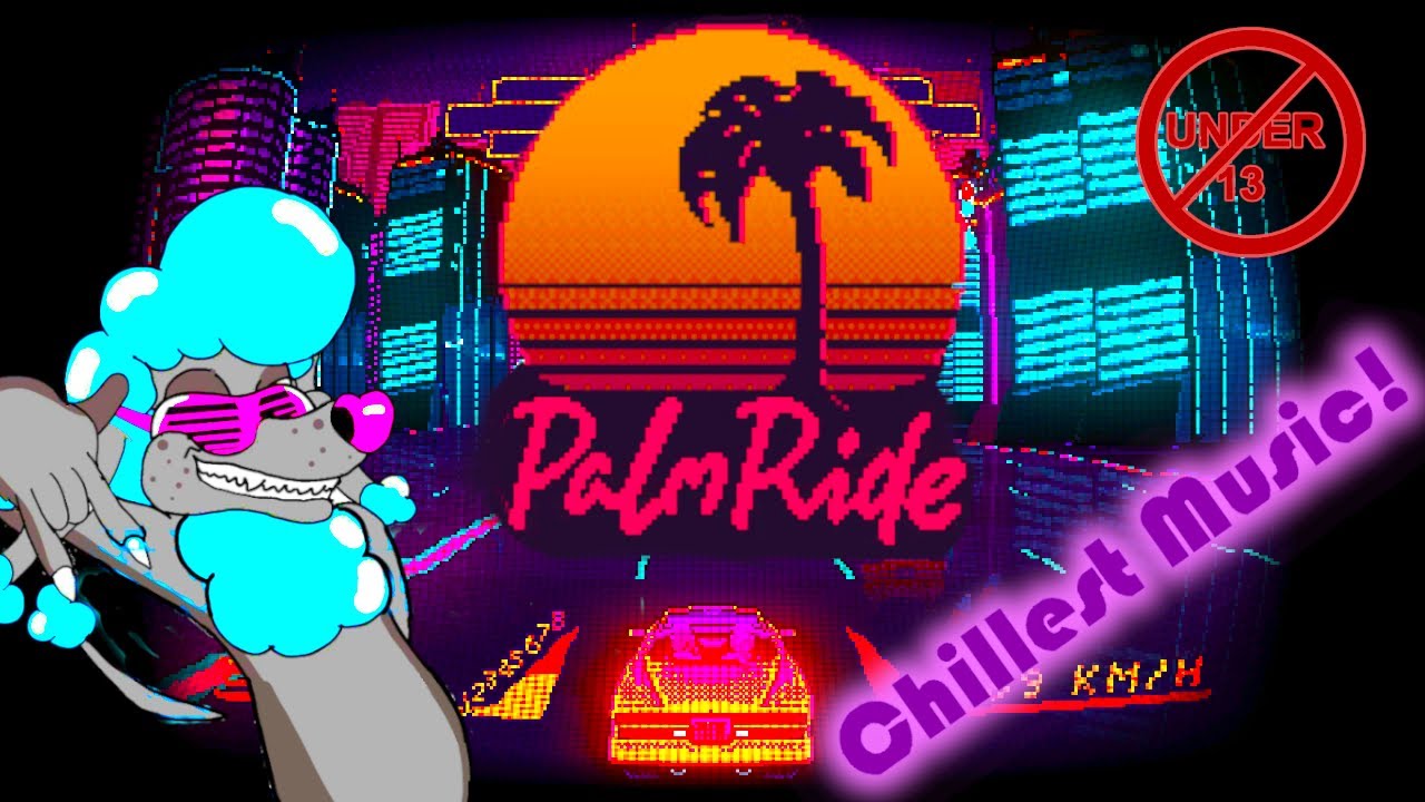 Outrun But as a Vaporwave Racing Game! PalmRide
