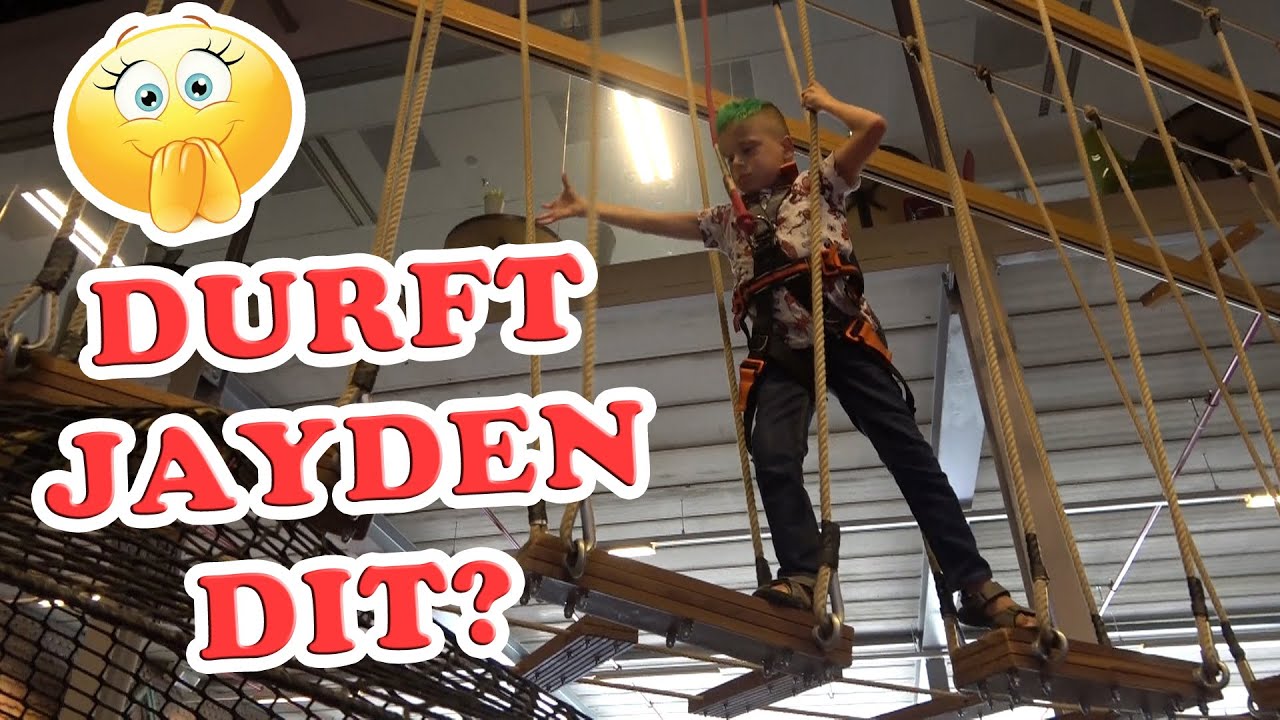 KAN JAYDEN HET HOOGTE PARCOURS HELEMAAL ALLEEN AF!?! KOETLIFE VLOG