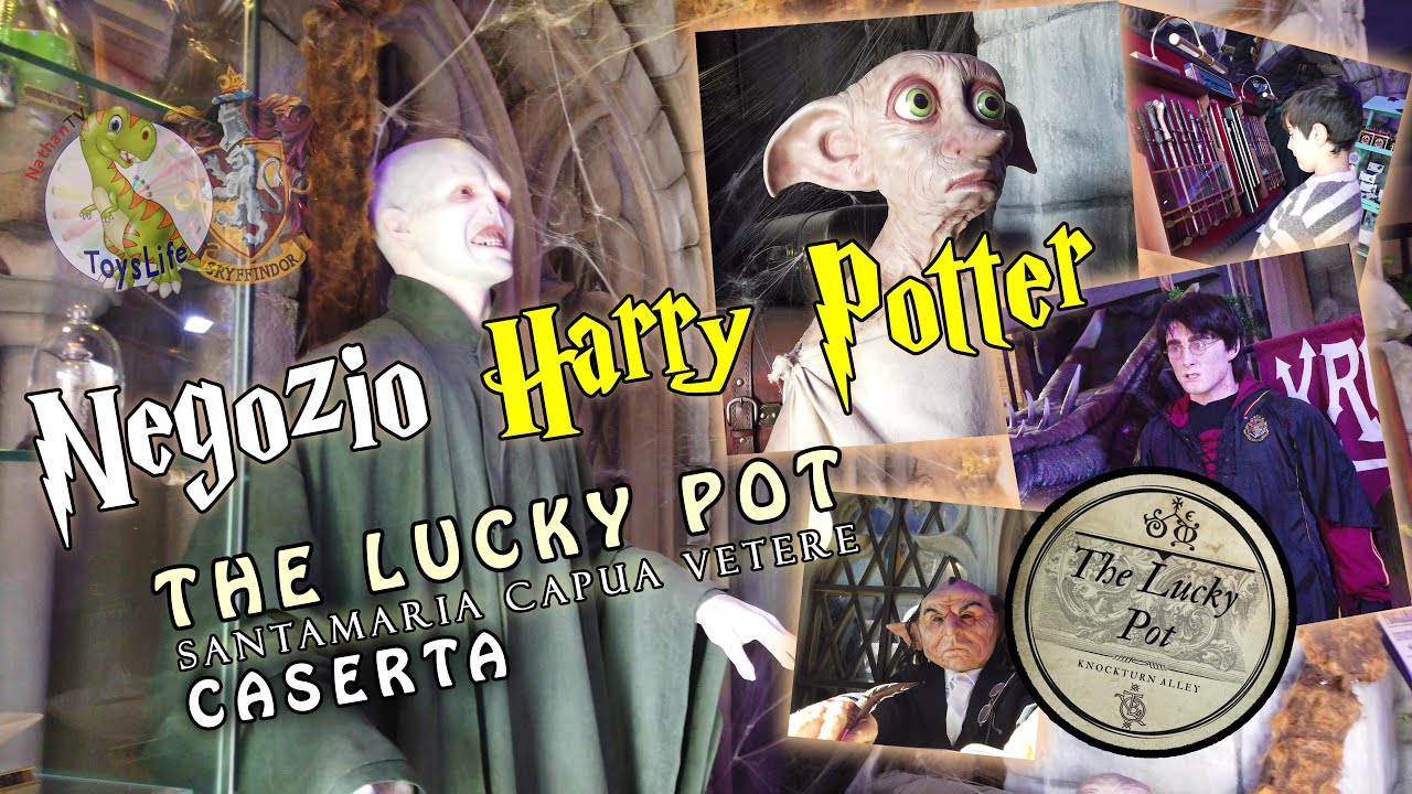 The Lucky Pot negozio a tema Harry Potter a Caserta [4K]