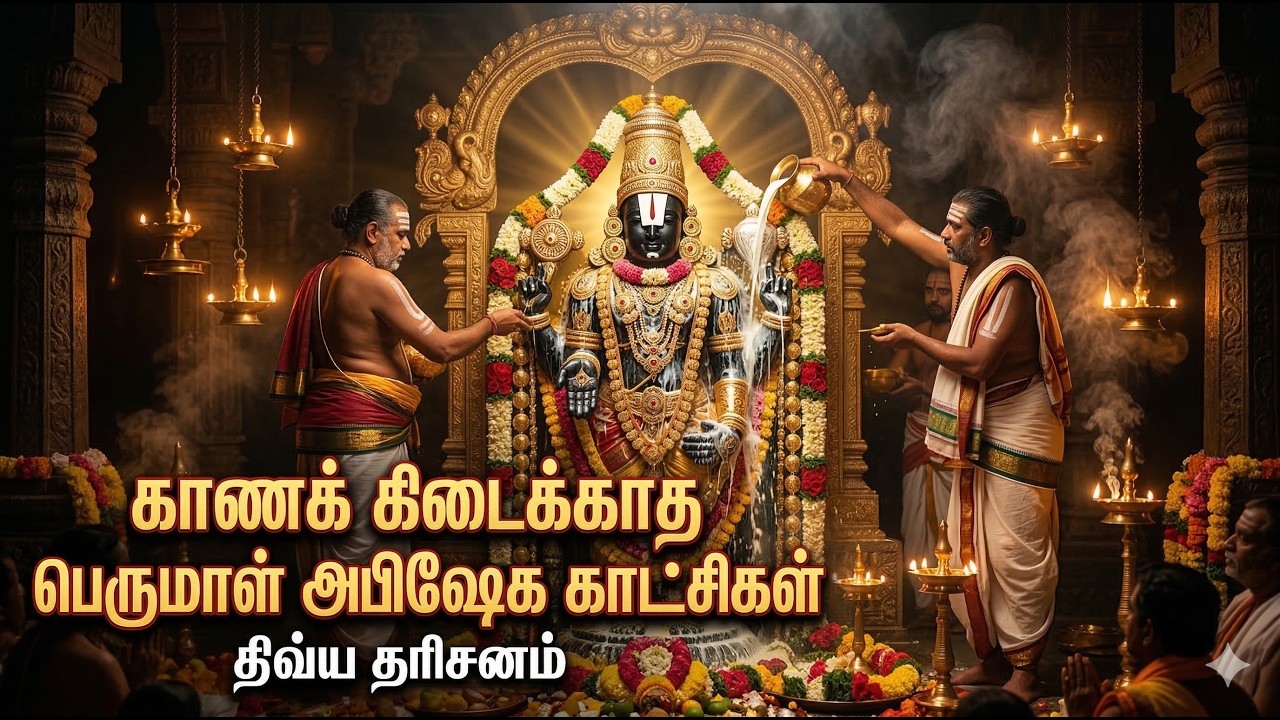 பெருமாள் அபிஷேக தரிசனம் | அரிய மற்றும் அதிசய காட்சிகள்”