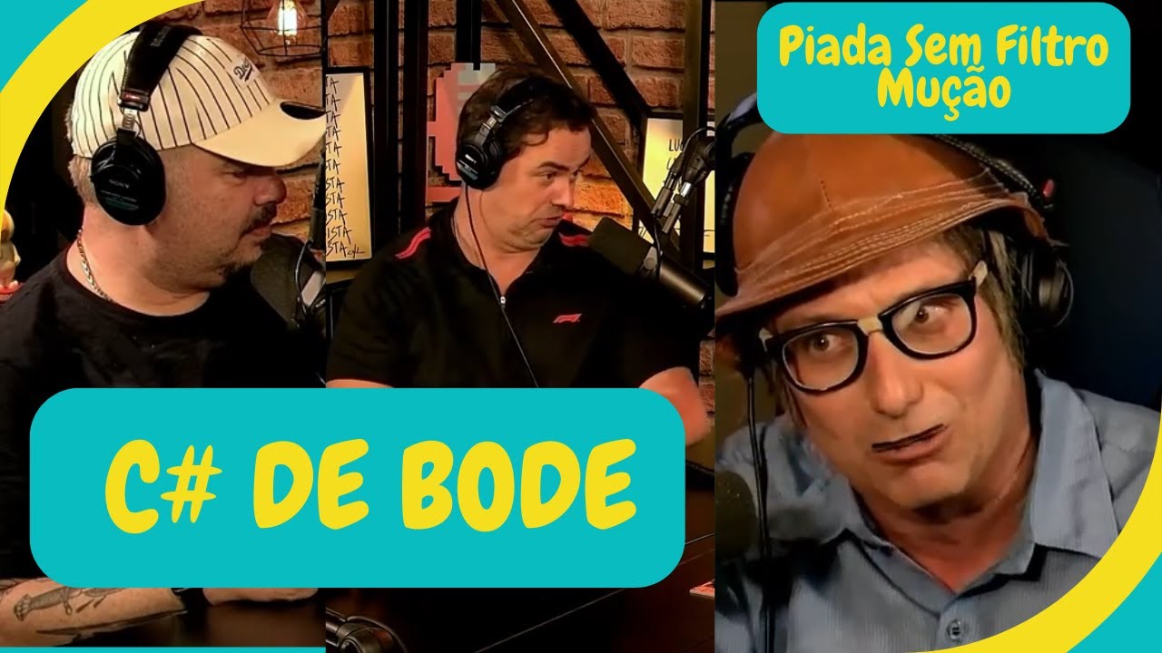 Mu&ccedil;&atilde;o Ticaracaticast - Piada Sem Filtro C&uacute; de Bode