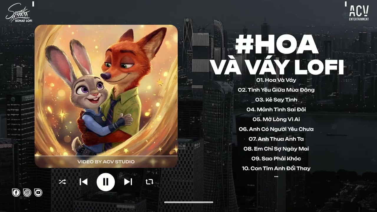 Hoa Và Váy, Tình Yêu Giữa Mùa Đông, Kẻ Say Tình ♫ Nhạc Lofi Chill Buồn Cho Mùa Đông