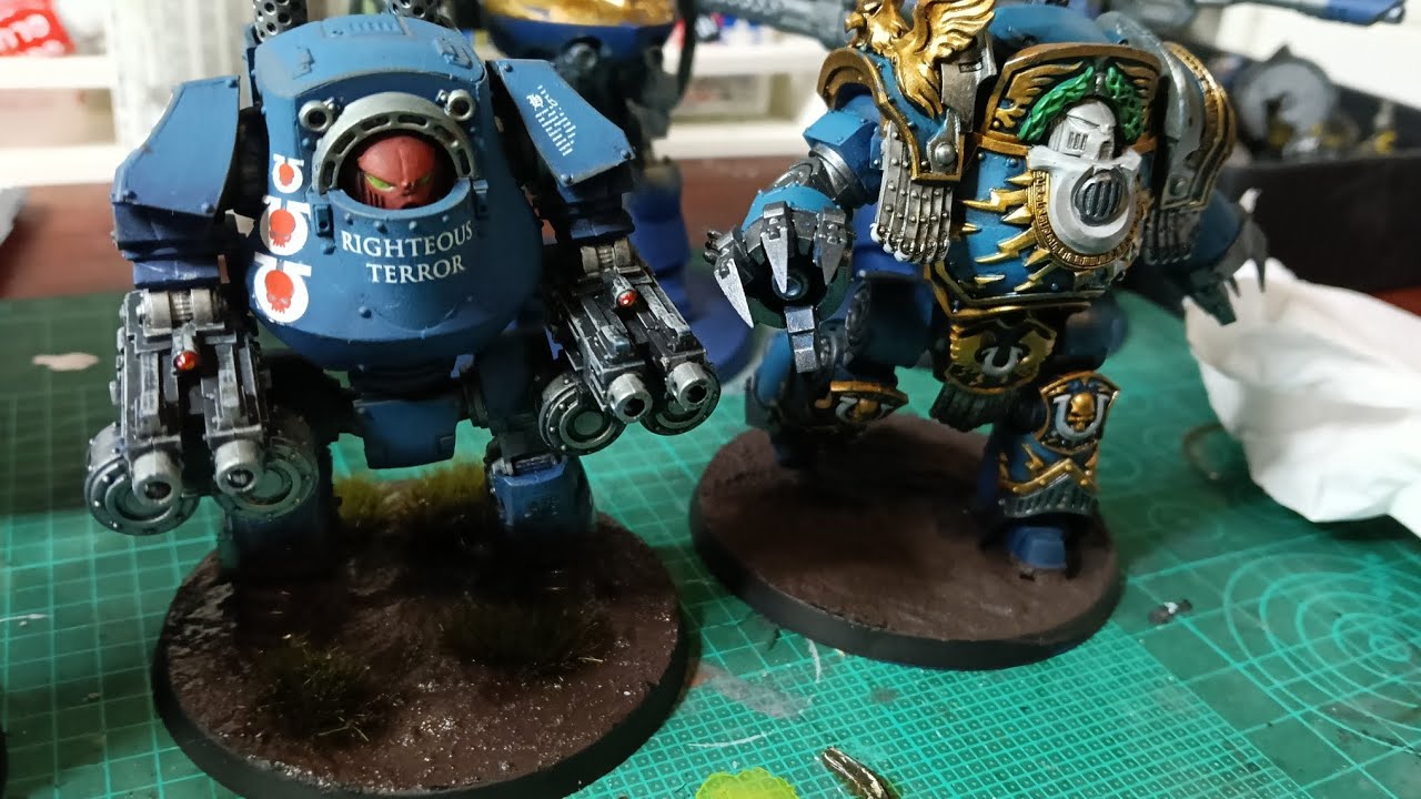 Horus Heresy, Ultramarines from scratch pt 136. More dreads, heresy-fying indomitus terminators.