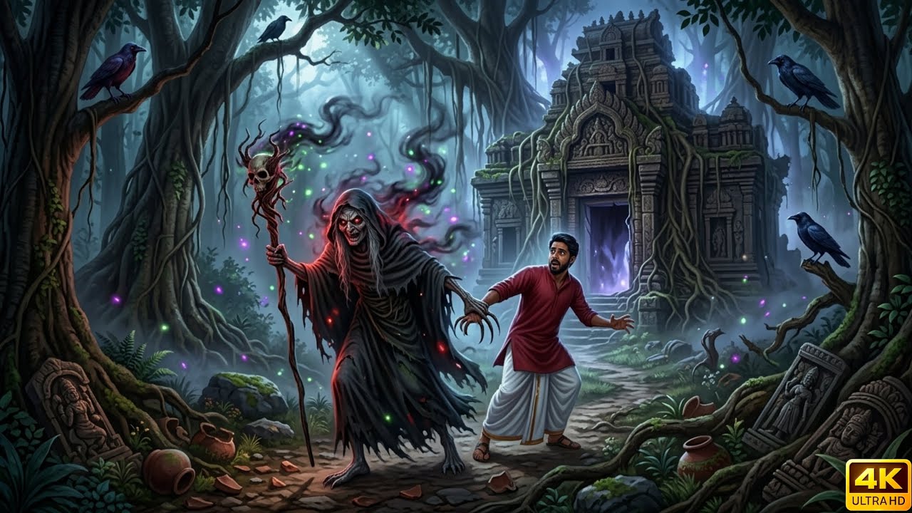 अमन को खंडहर में ले जा रही थी चुड़ैल 👻 Moral story hindi kahani #Video