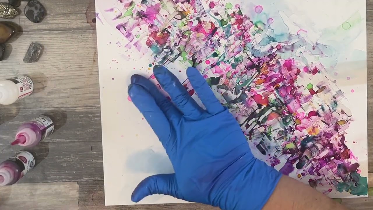Alcohol Ink Art - Drips (With Catalyst Wedges)
