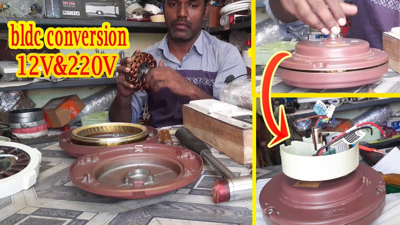 How to convert an old fan into a new type of bldc fan,bldc fan kit,