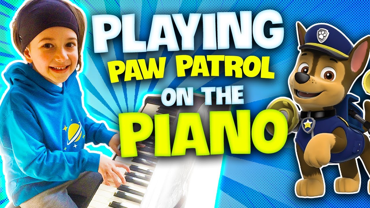 6 Year Old Plays Paw Patrol On the Piano! | A Must Watch!*