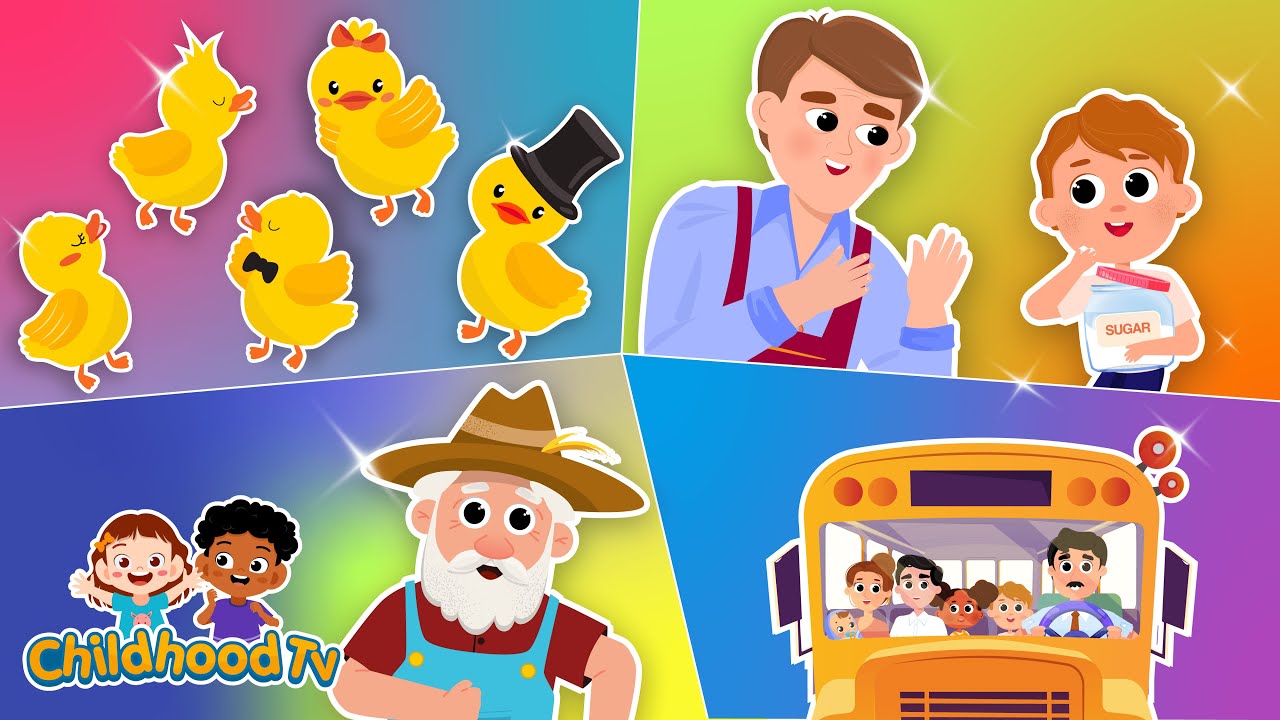 Best nursery rhymes for kids 💛 | Fun kids songs | ChildhoodTV