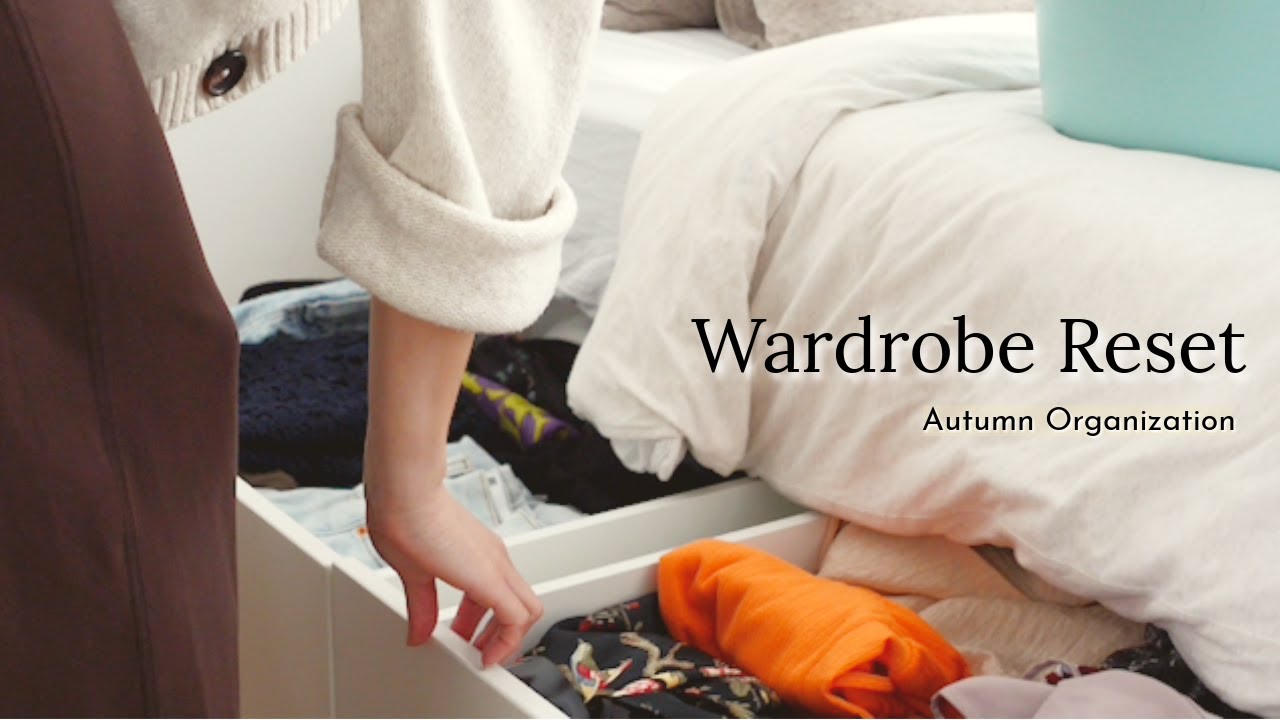 Organize My Small Wardrobe with Me |  Satisfying and Calming Silent Vlog