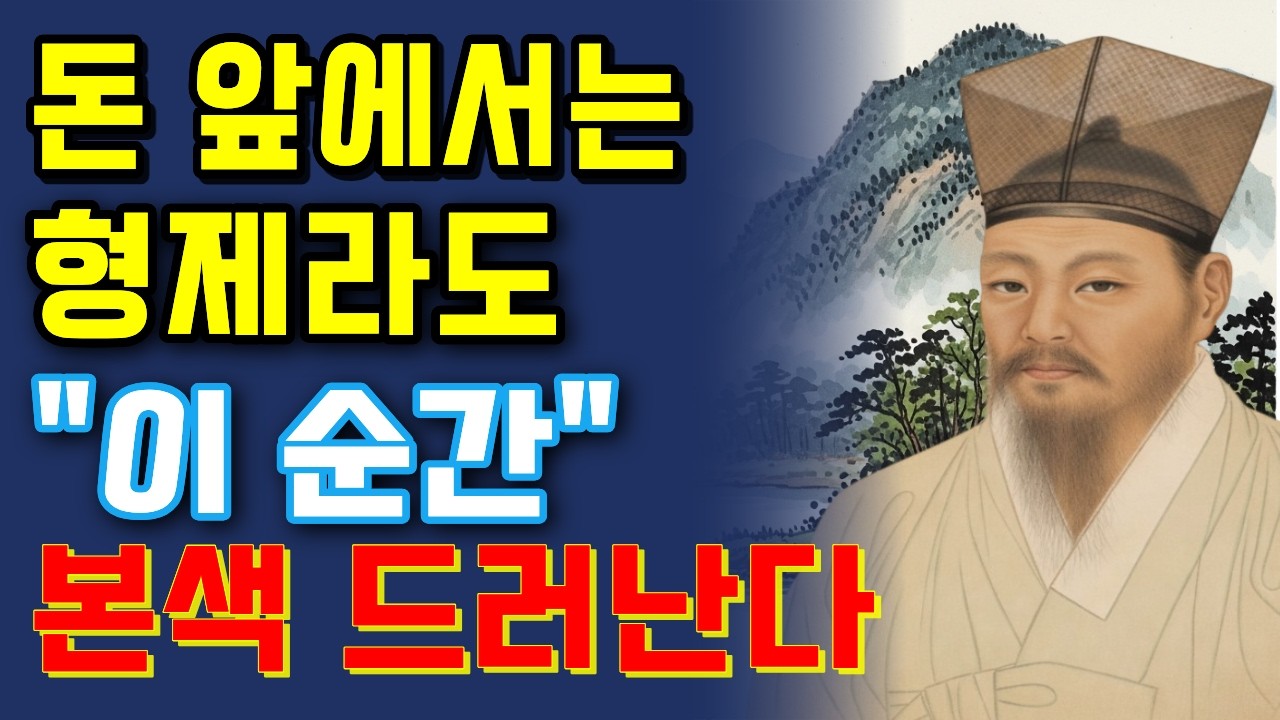 돈 앞에서 드러난다, 사람 인성 5가지 순간| 정약용 인생조언 | 오디오북 | 노후준비 | 인간관계 명언 |명언