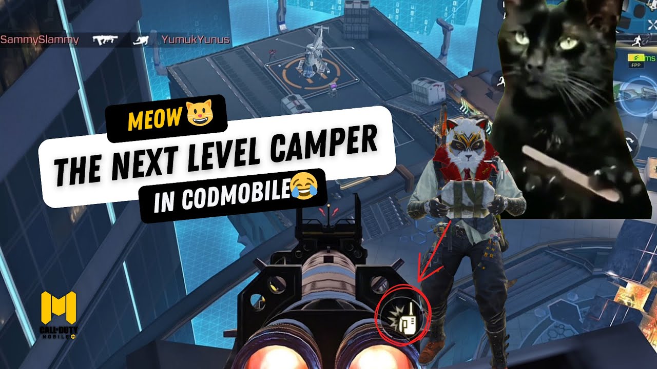 MEOW, THE NEXT LEVEL CAMPER IN CODMOBILE | CALL OF DUTY MOBILE GAMEPLAY | CODM | ROYTHECRAZY